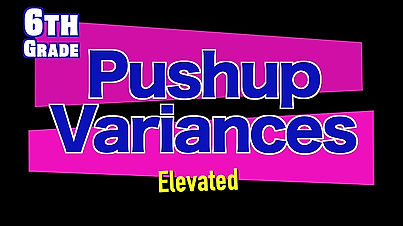 6th Grade Muscular Strength and Endurance Elevated Modified Pushups